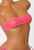 Sheer Bandeau Bikini Top