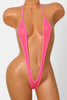 pink sheer micro sling bikini